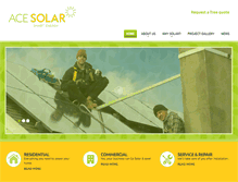 Tablet Screenshot of ace-solar.com